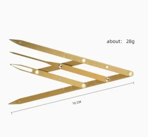 Règle pour traçage des sourcils