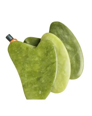 Gua Sha en jade naturel
