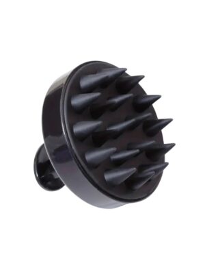Brosse stimulante en silicone pour cuir chevelu