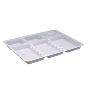 Plateau plastique à compartiment multiple x5